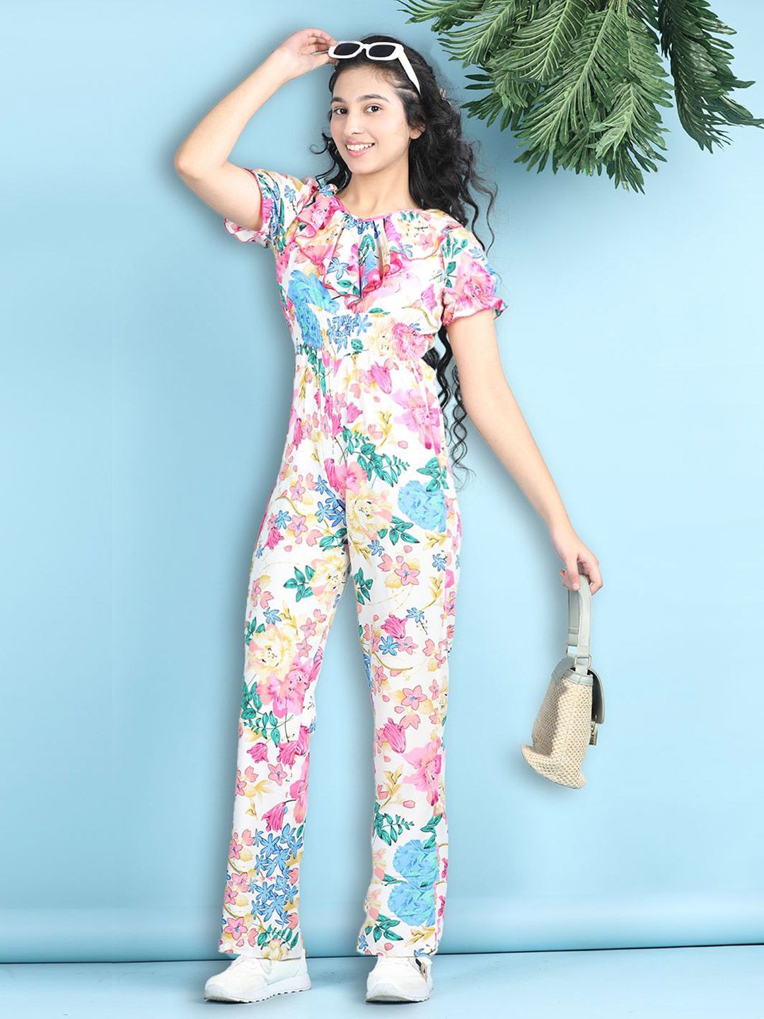 Girls Printed Basic Jumpsuit 5