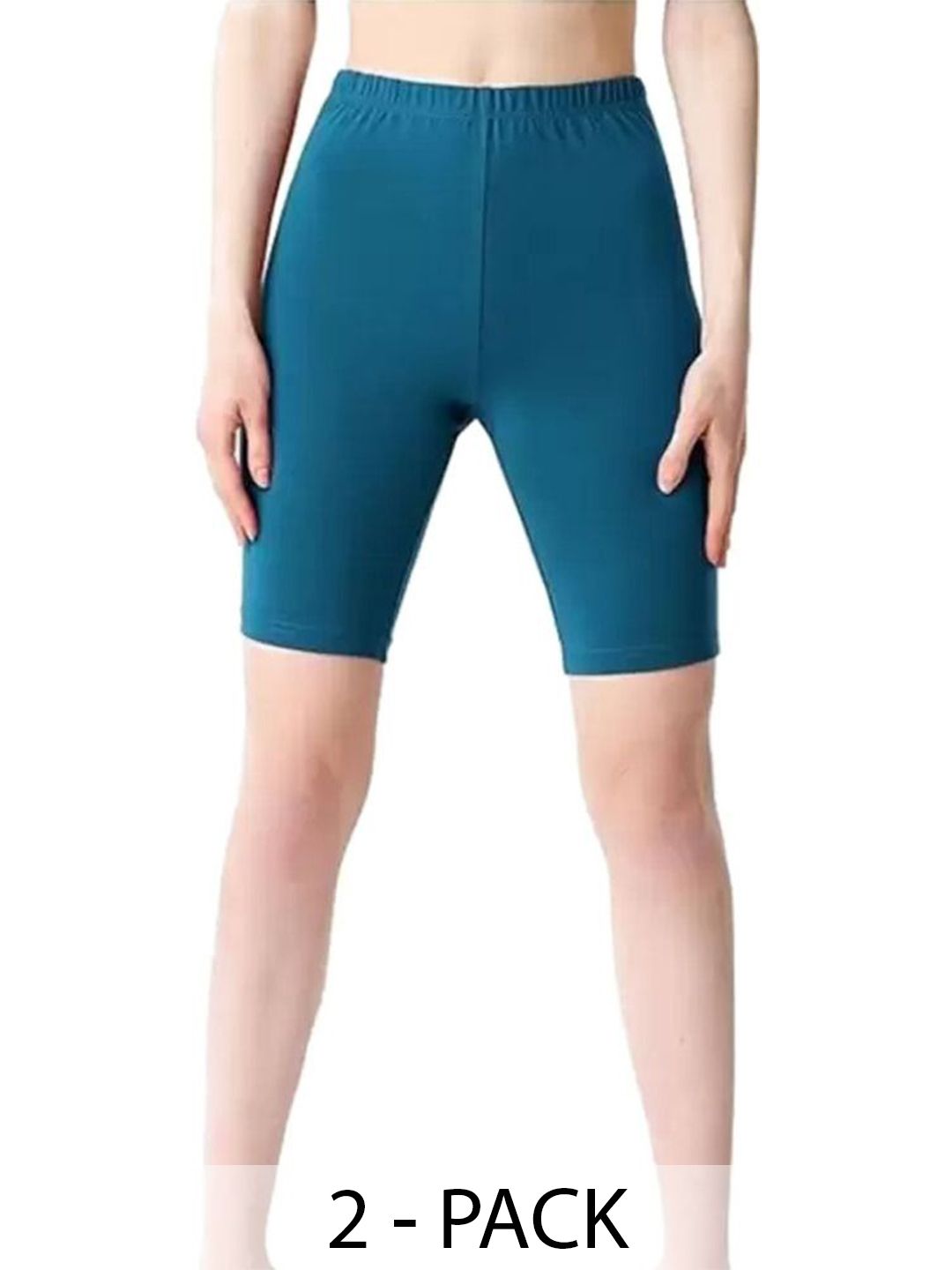 Diving Deep Women Pack of 2 Cotton Mid-Rise Boy Shorts Briefs