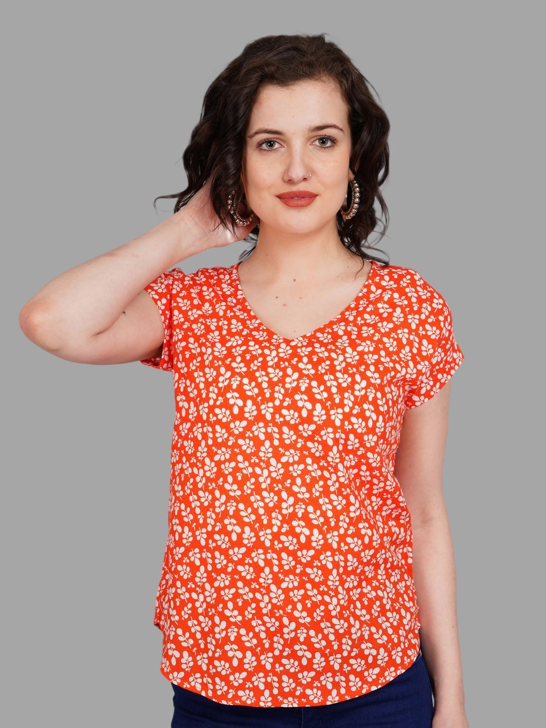 Kiarabel Retail Women Floral Printed Top