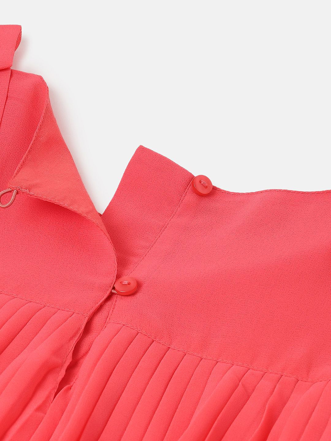 Girls Round Neck A-Line Dress 4