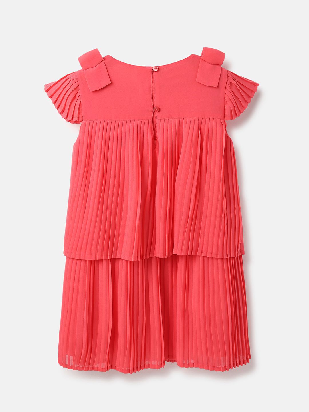 Girls Round Neck A-Line Dress 2