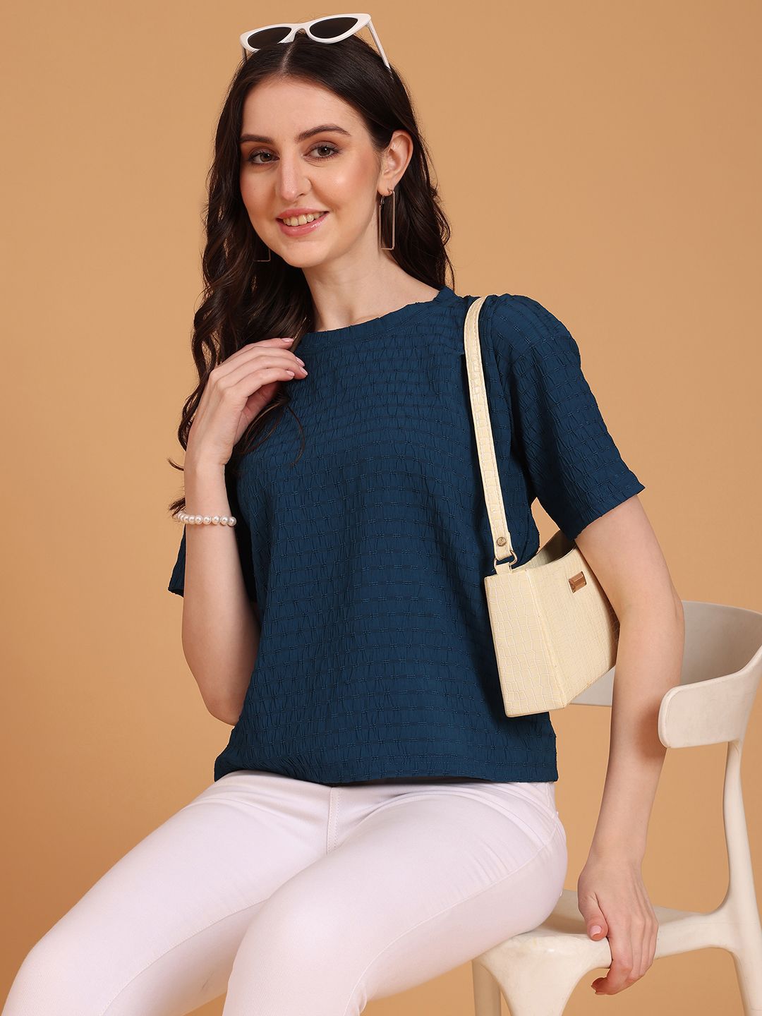 Kinjo Women Woollen A-Line Top