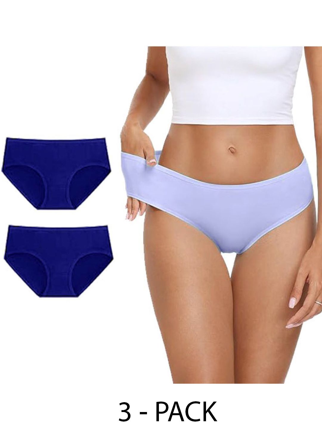 Diving Deep Pack of 3 Cotton Hipster Briefs