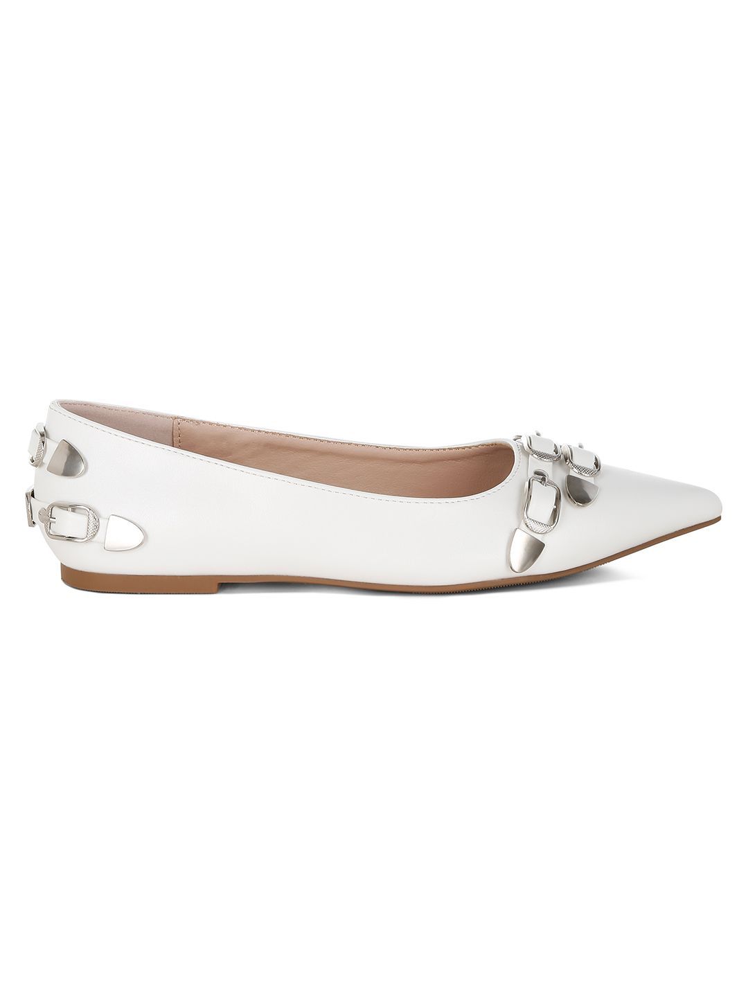 Buy London Rag Women Belt Buckle Detail Ballerinas -  - Footwear for Women