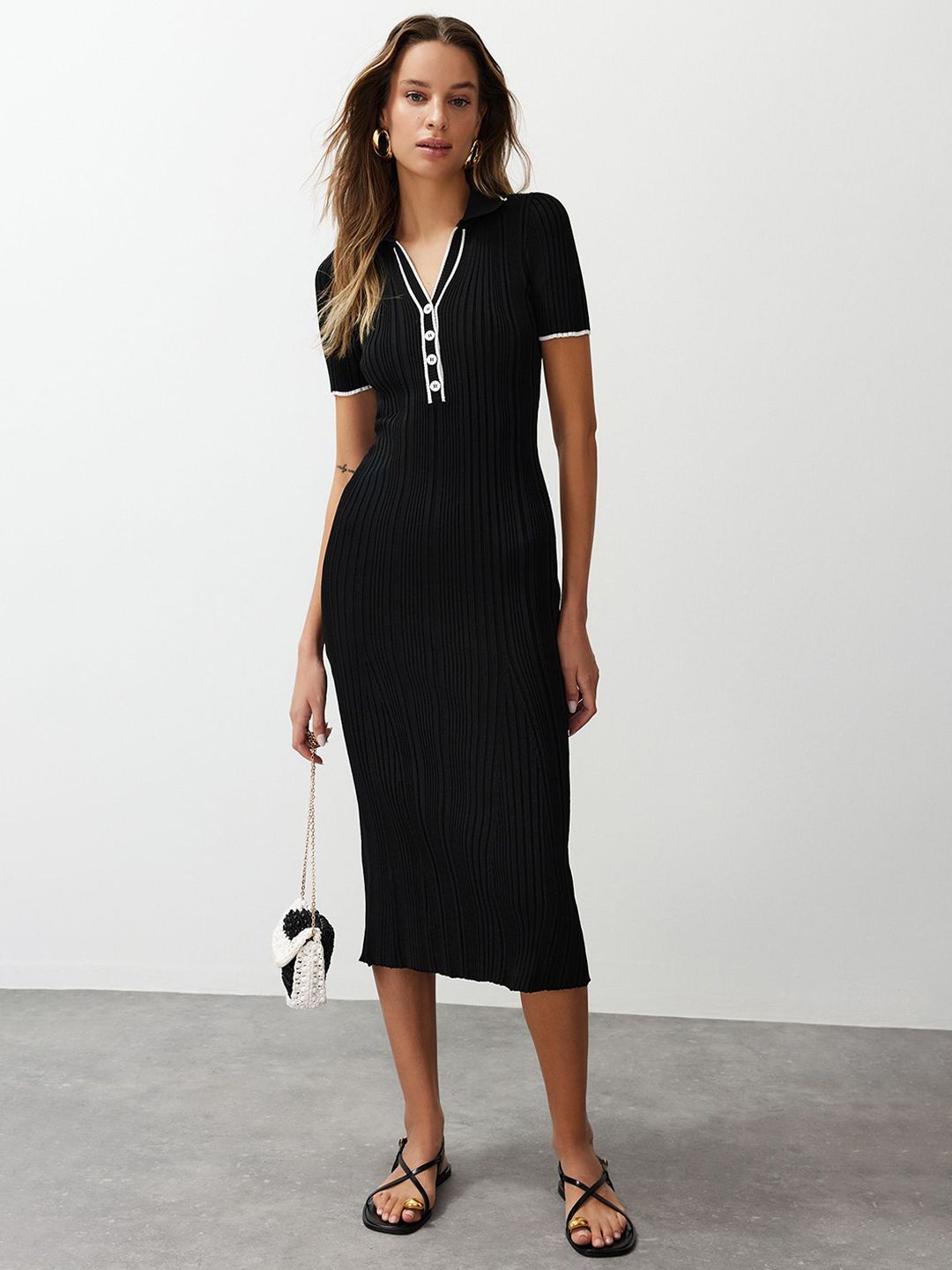 Trendyol Women Bodycon Midi Dress