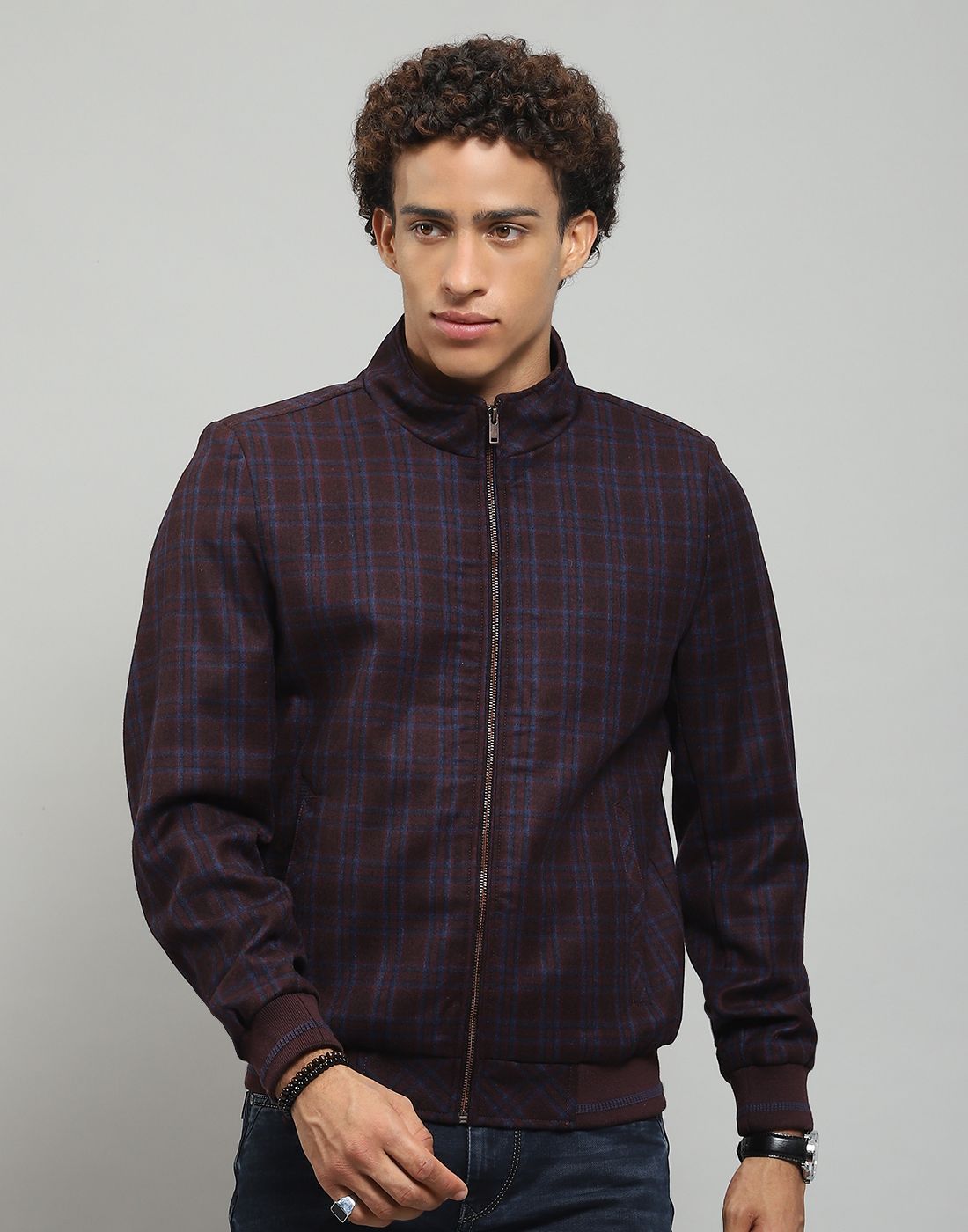 Monte Carlo Men Woollen Lightweight Outdoor Bomber Jacket