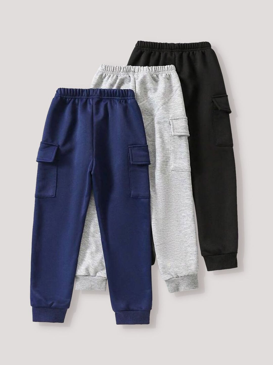 Kids Pack of 3 Cargo Joggers 2