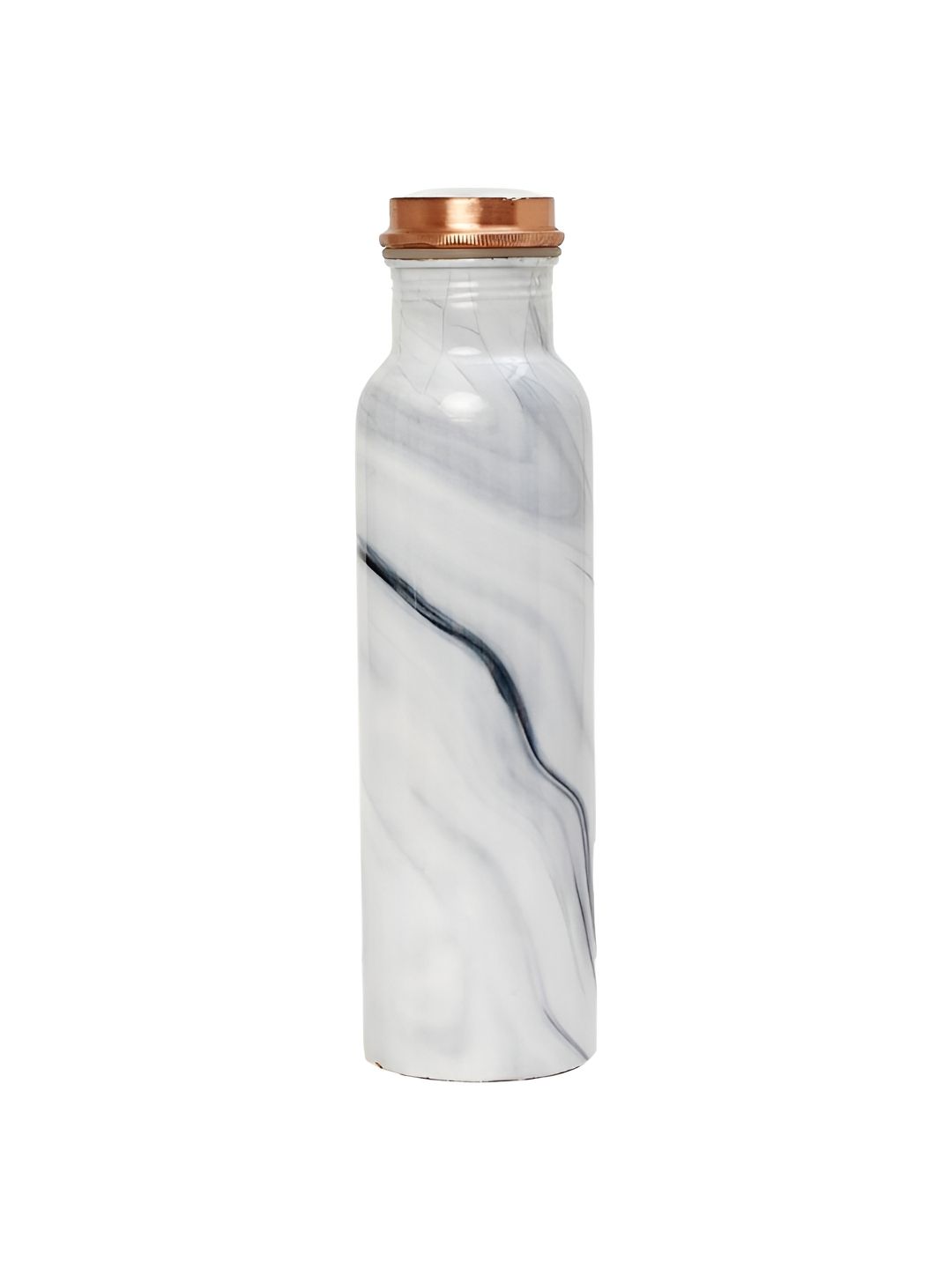 INTERNATIONAL GIFT White Abstract Copper Spill Proof Water Bottle - 950ml