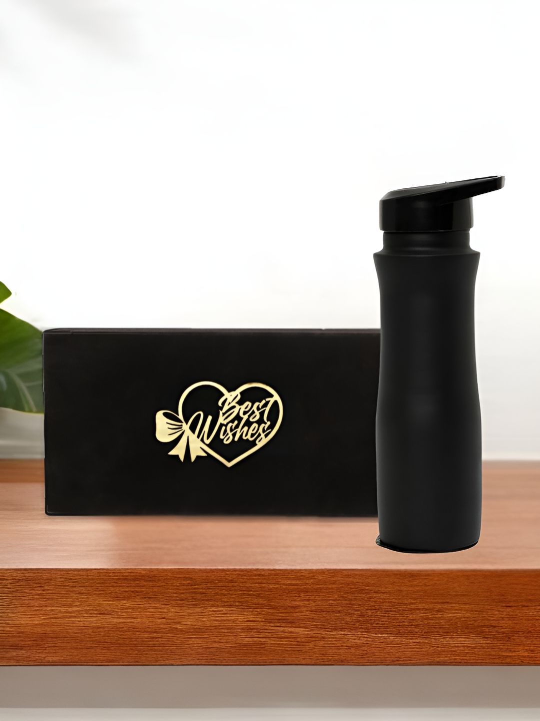 INTERNATIONAL GIFT Black Copper Spill Proof Water Bottle - 950ml