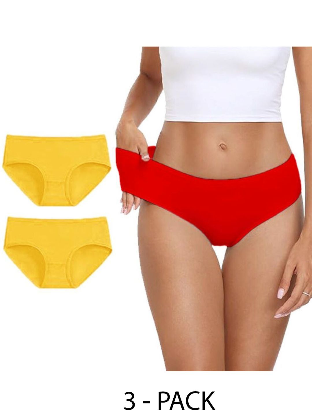 Diving Deep Pack of 3 Cotton Hipster Briefs