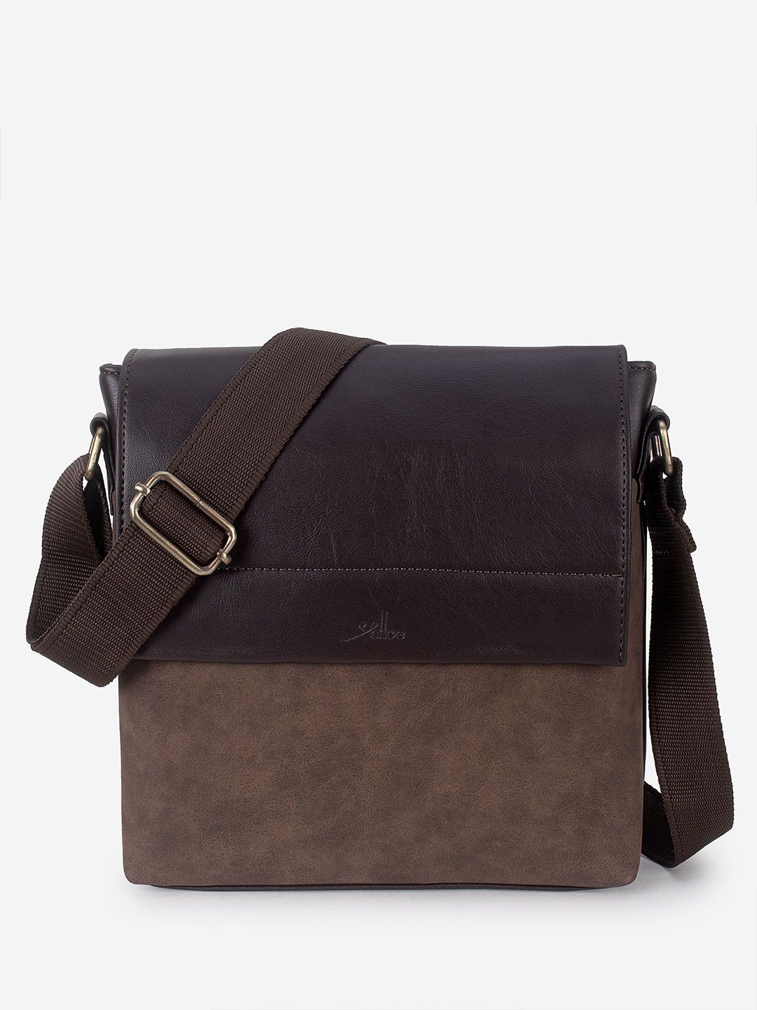 yelloe Men Colourblocked Messenger Bag