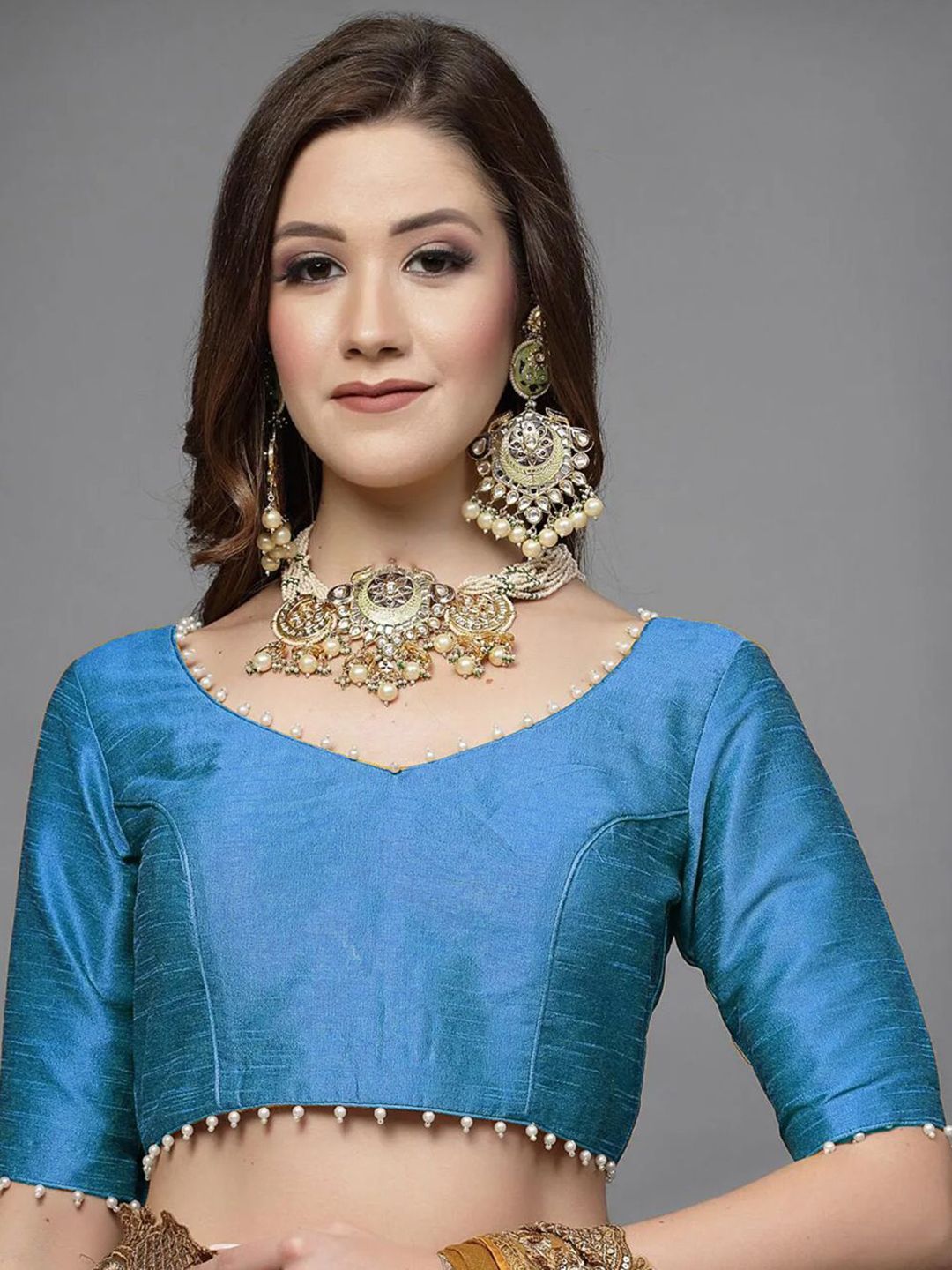 Utsav Fashion Embellished Saree Blouse