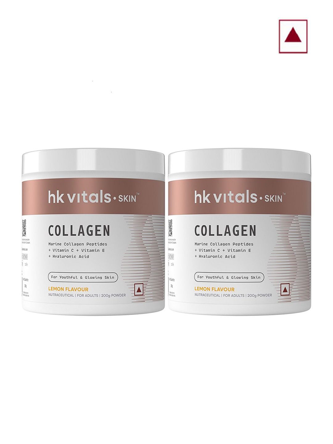Buy HK VITALS Set Of 2 Lemon Flavour Marine Collagen Peptides Supplement   200g Each -  - Personal Care for Unisex