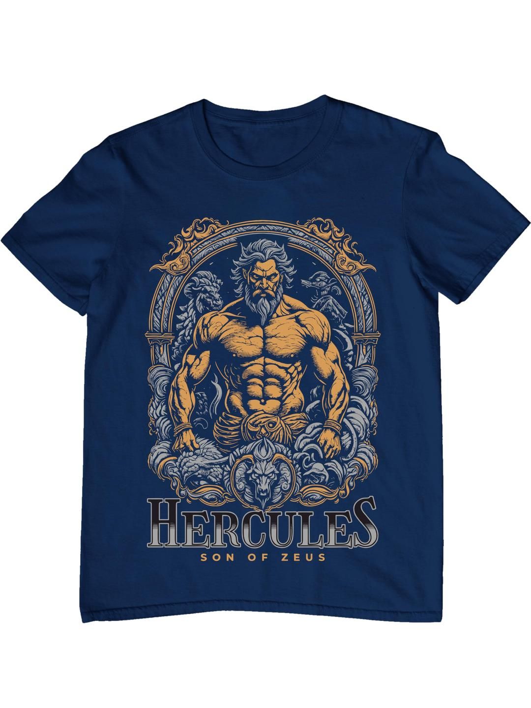TeeSlix Boys & Girls Navy Blue Regular Printed Cotton T-Shirt