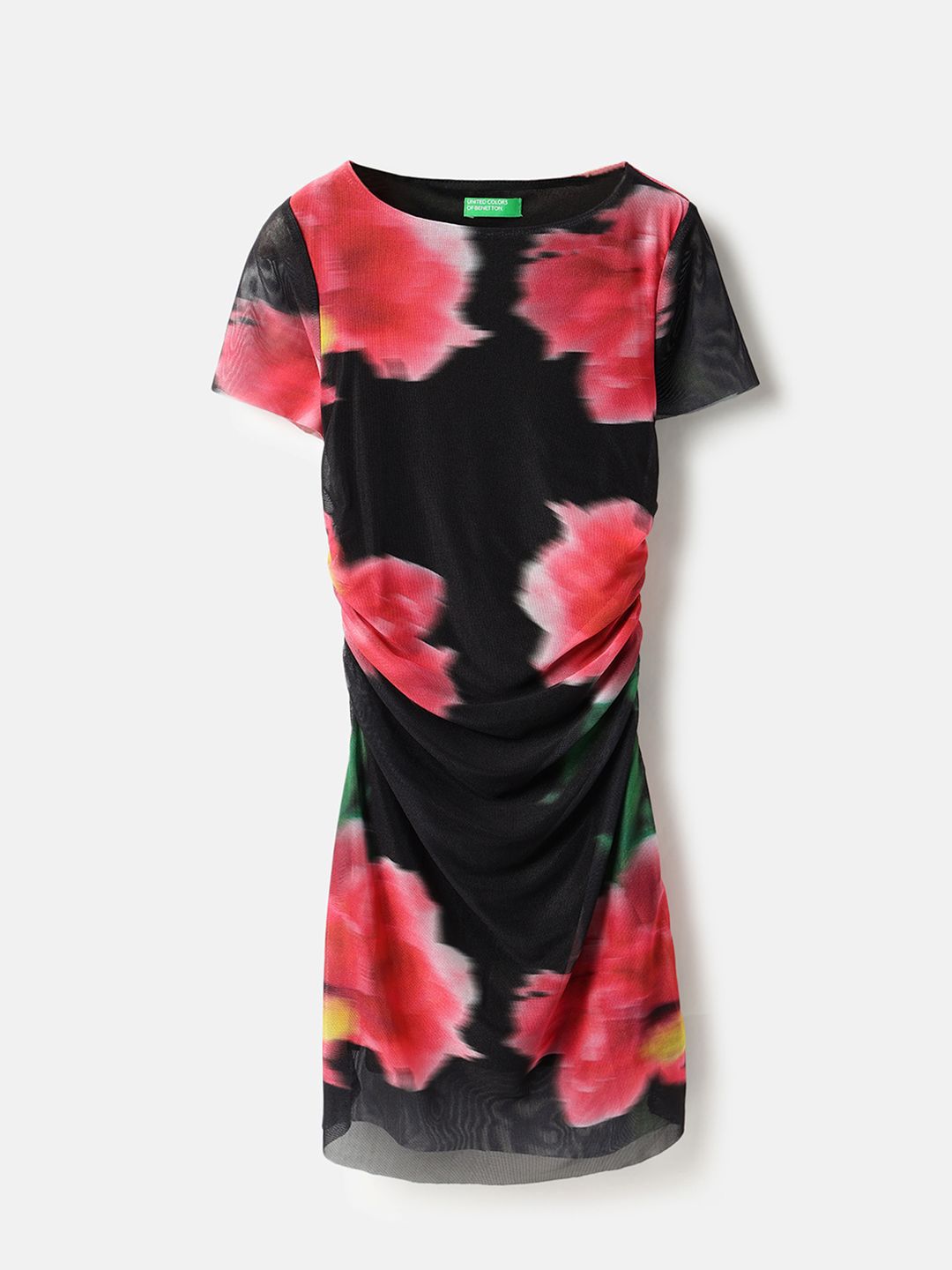 United Colors of Benetton Girls Printed Bodycon Midi Dress