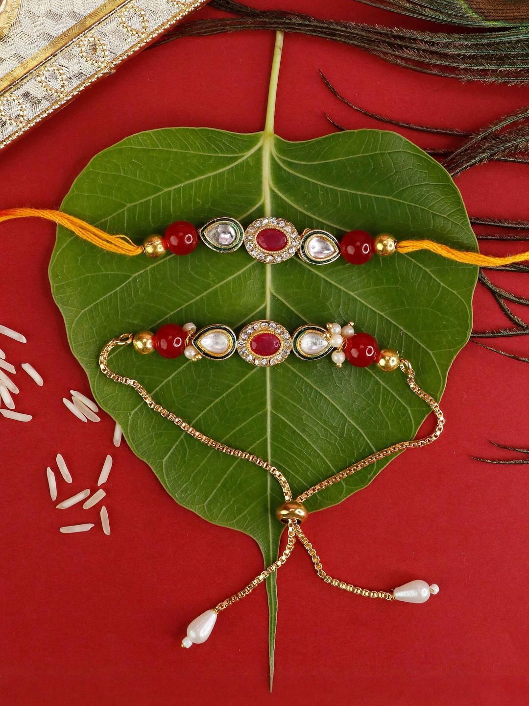 ASIDEA Unisex Rakhi Gift set