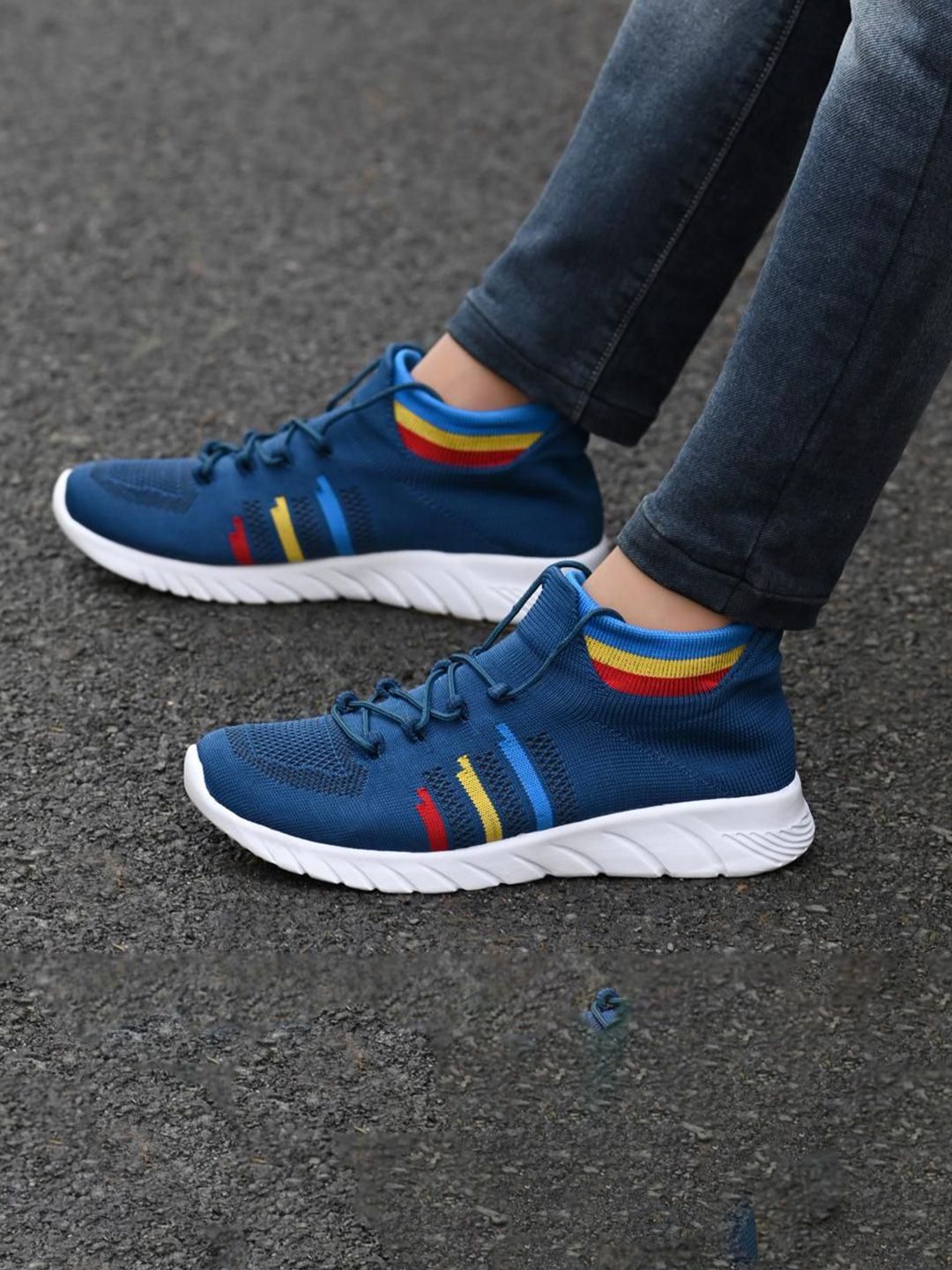 BIRDE Men Lace-Ups Walking Non-Marking Shoes