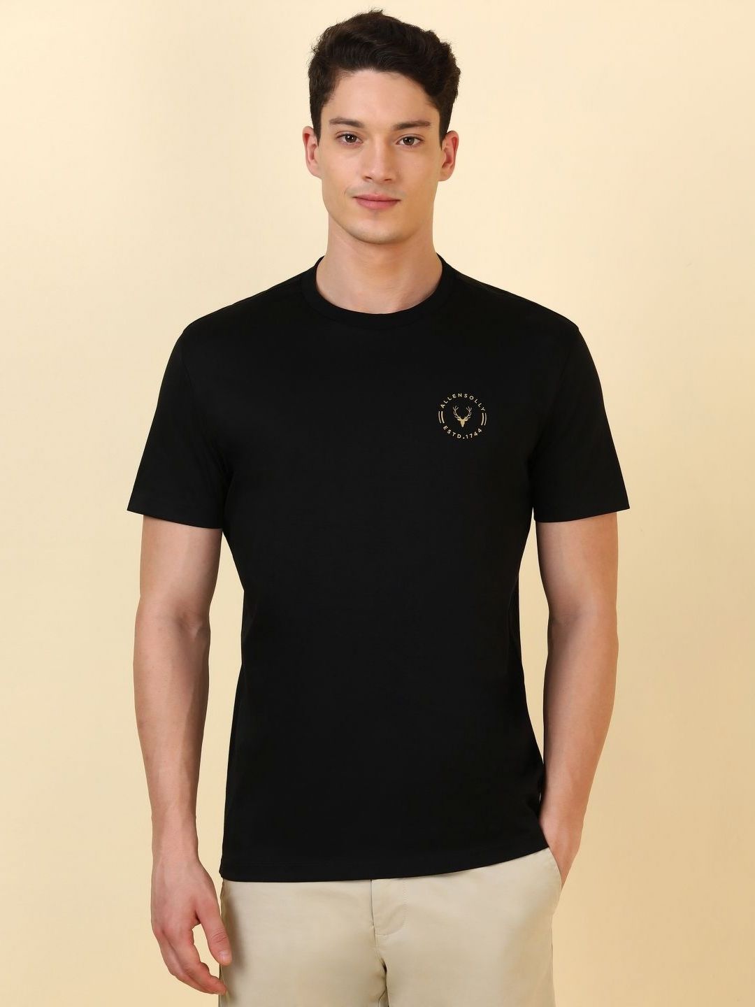 Allen Solly Round Neck Cotton T-shirt