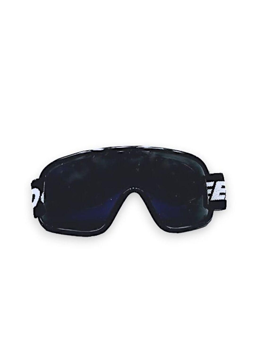 REDEX Unisex Black Oversized Shield Sunglasses for Bike Riding