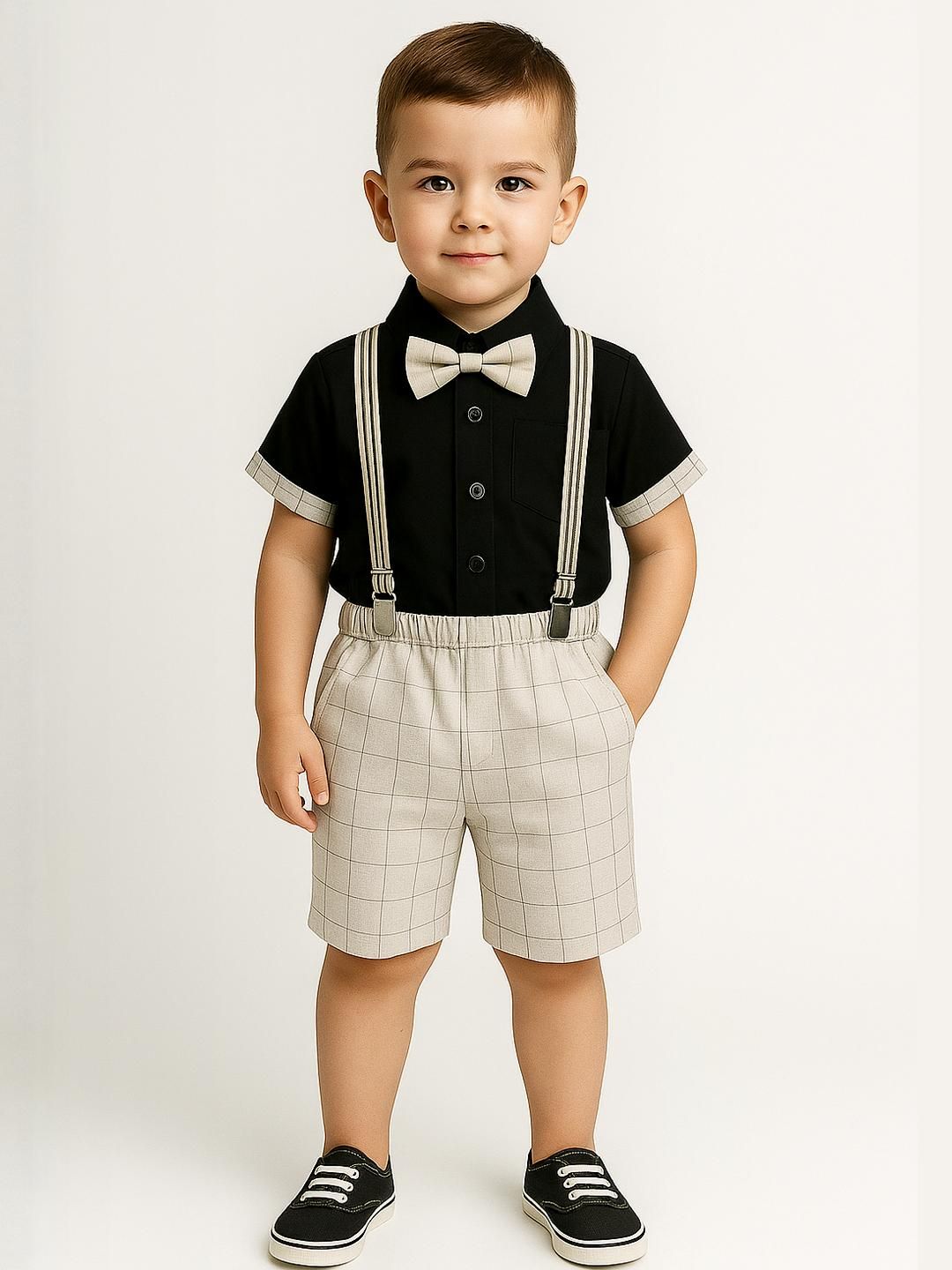 TOGEPI Kids  Grey Clothing Set