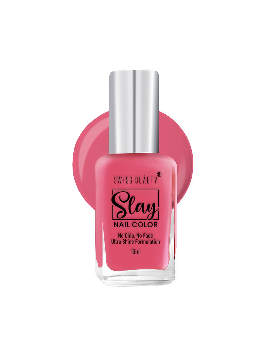 SWISS BEAUTY Slay Ultra Shine Formulation Nail Colour 13ml - Classic Pink 76