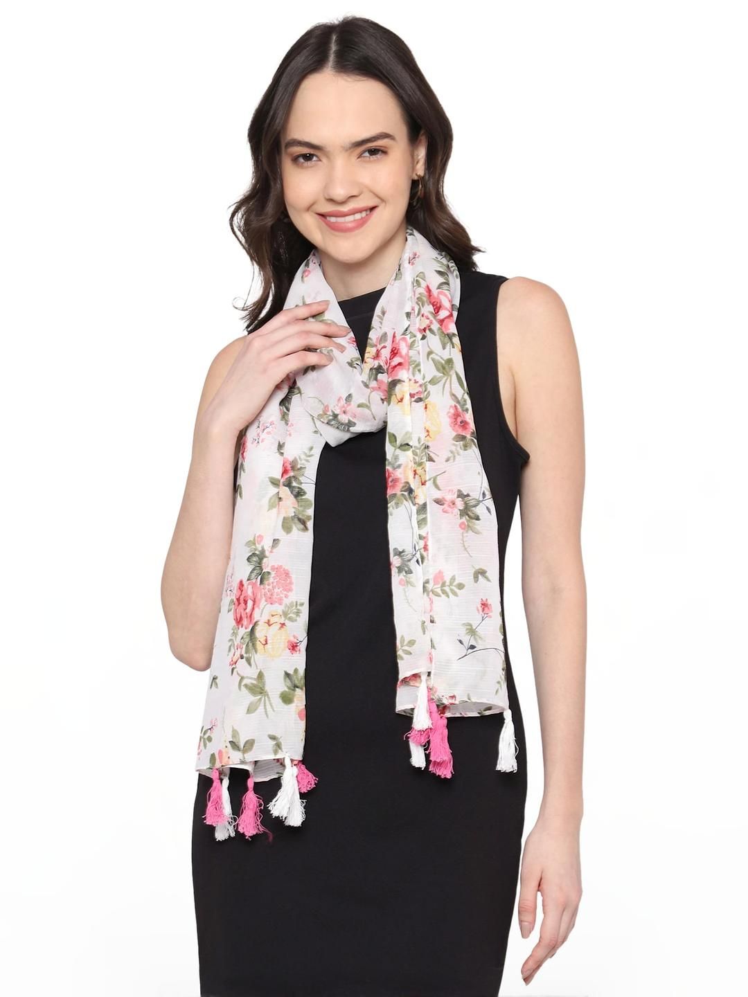 StoleVilla Set of 6 Printed Chiffon Stoles