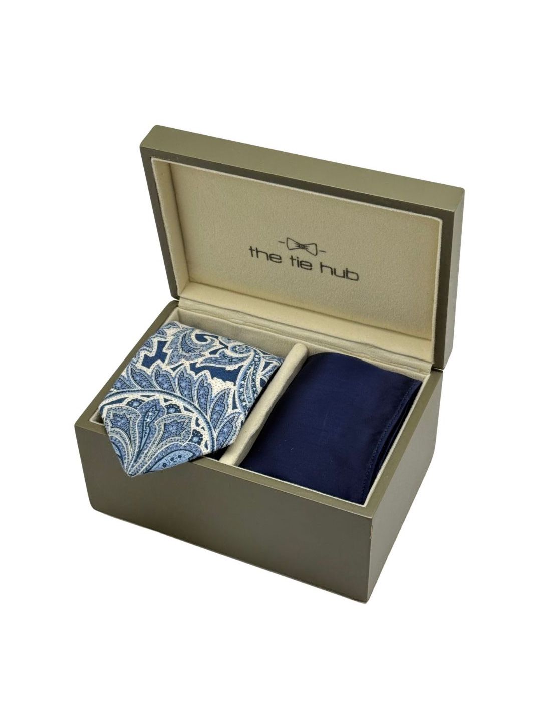 Buy The Tie Hub Men Accessory Gift Set Of Necktie With Pocket Square -  - Accessories for Men