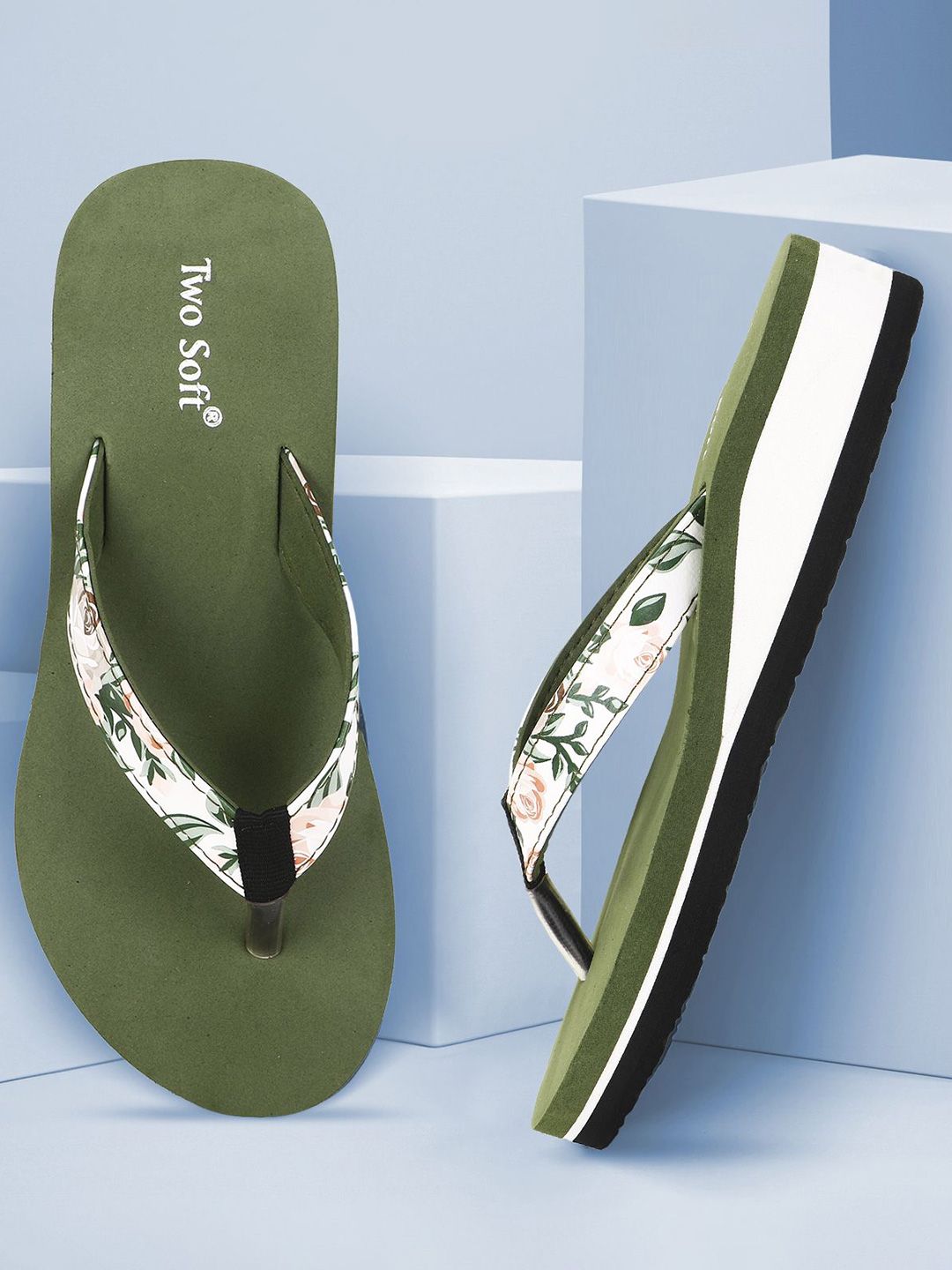 TWO SOFT Women Printed Slip-On