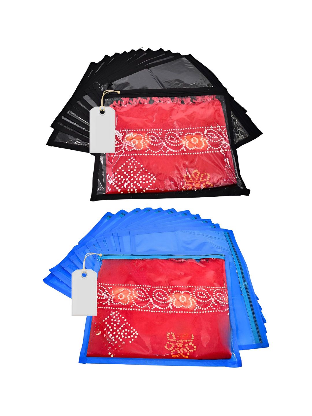 Buy Ajabh Set Of 24 Multi Utility  Saree Cover Bag Wardrobe Storage Organisers -  - Home for Unisex