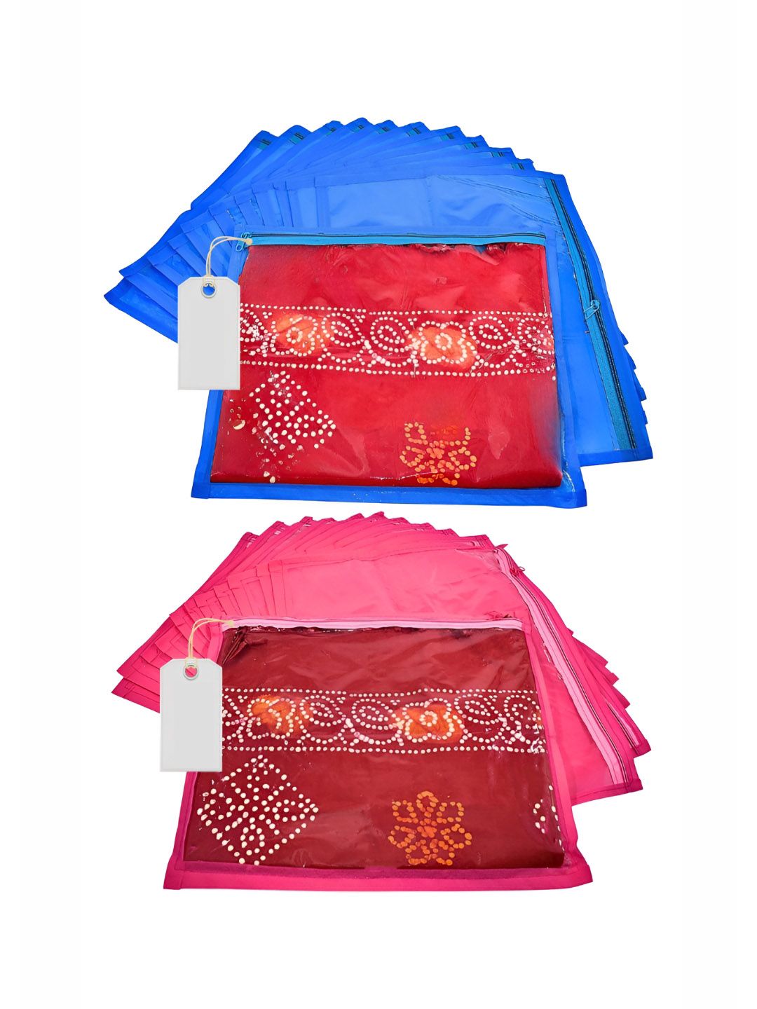 Ajabh Set of 24 Multi-Utility  Saree Cover Bag Wardrobe Storage Organisers