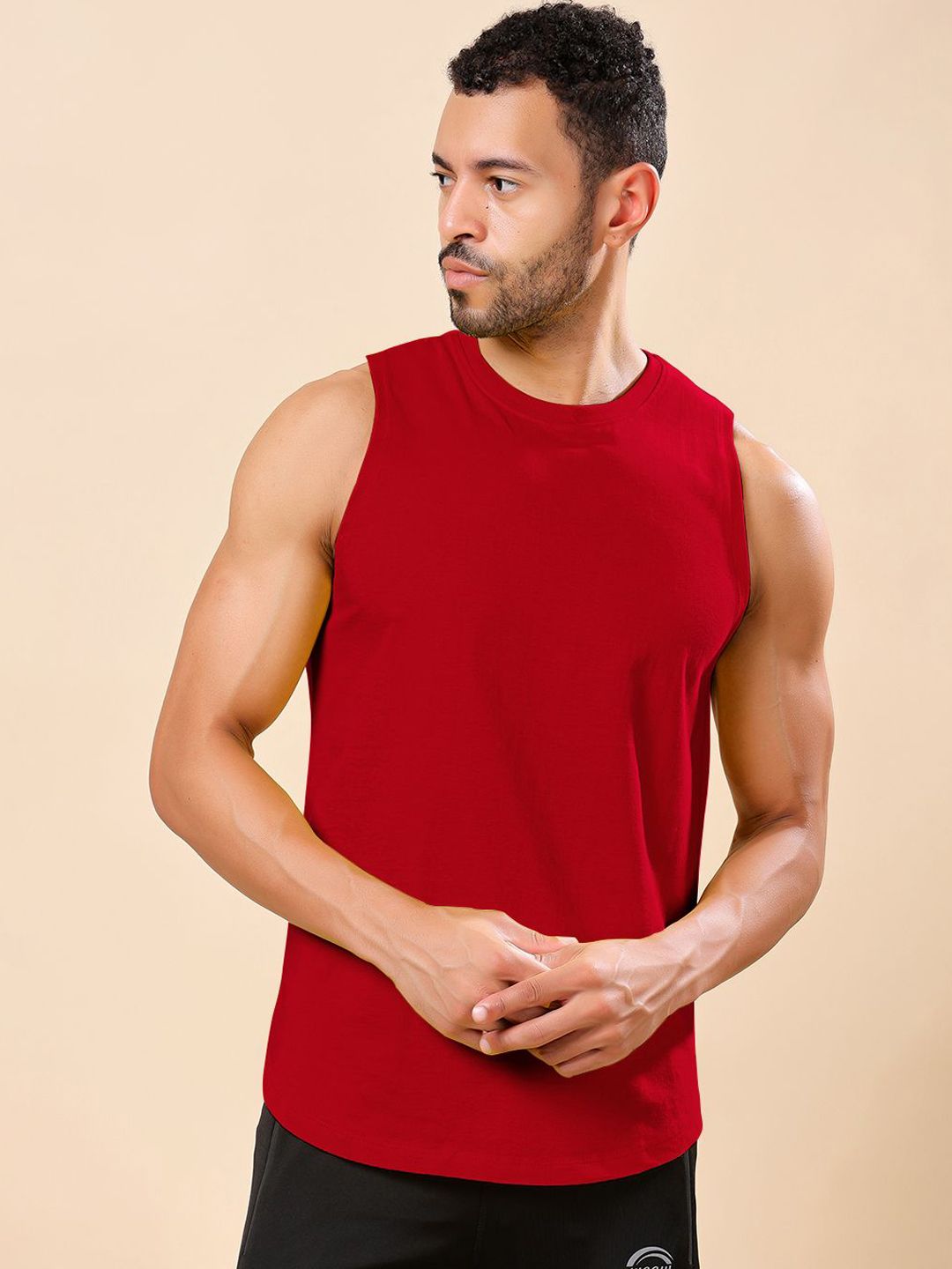 Buy Friskers Round Neck Pure Cotton Gym Vest 170725AE 03 -  - Apparel for Men
