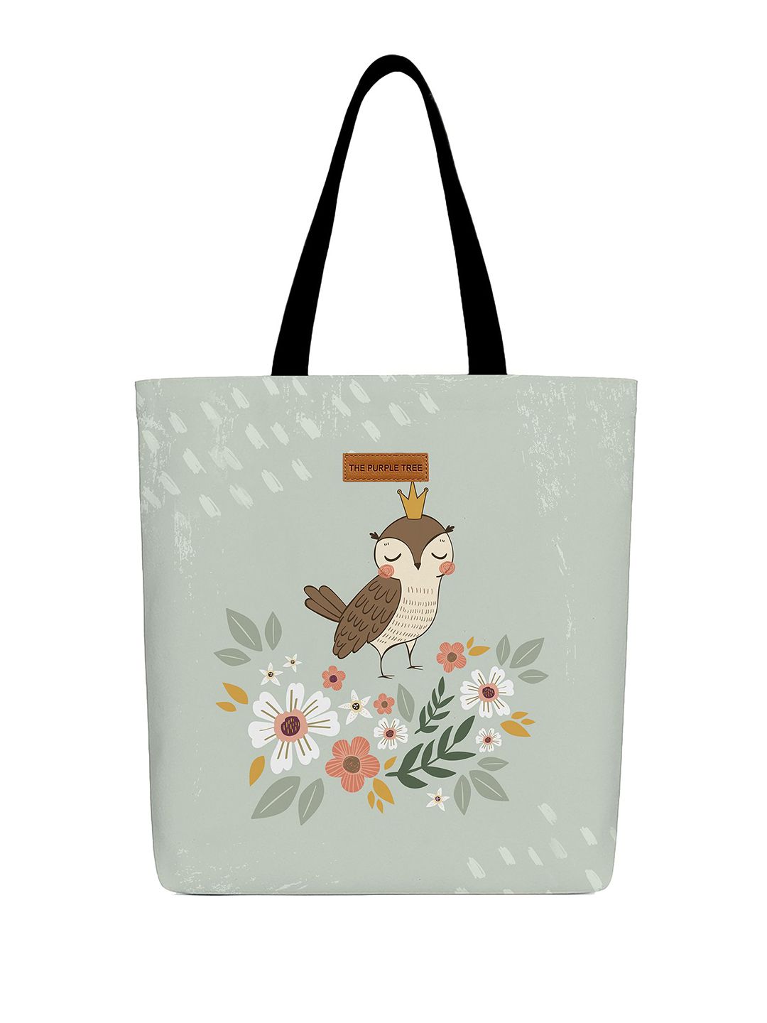 Buy The Purple Tree Graphic Printed Canvas Oversized Shopper Tote Bag -  - Accessories for Women