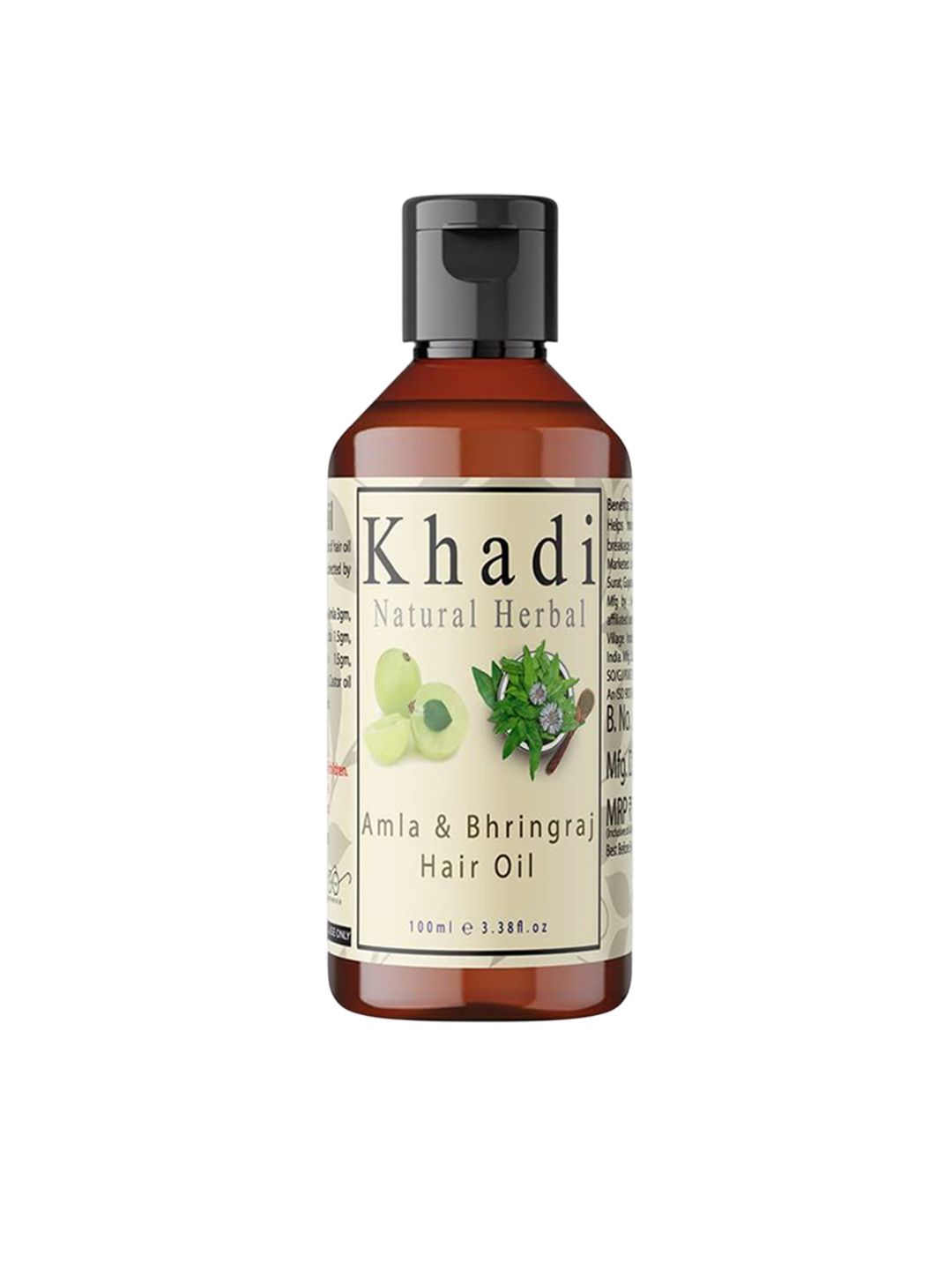khadi natural herbal Amla & Bhringraj Hair Oil For Hair Fall Control- 100 ml