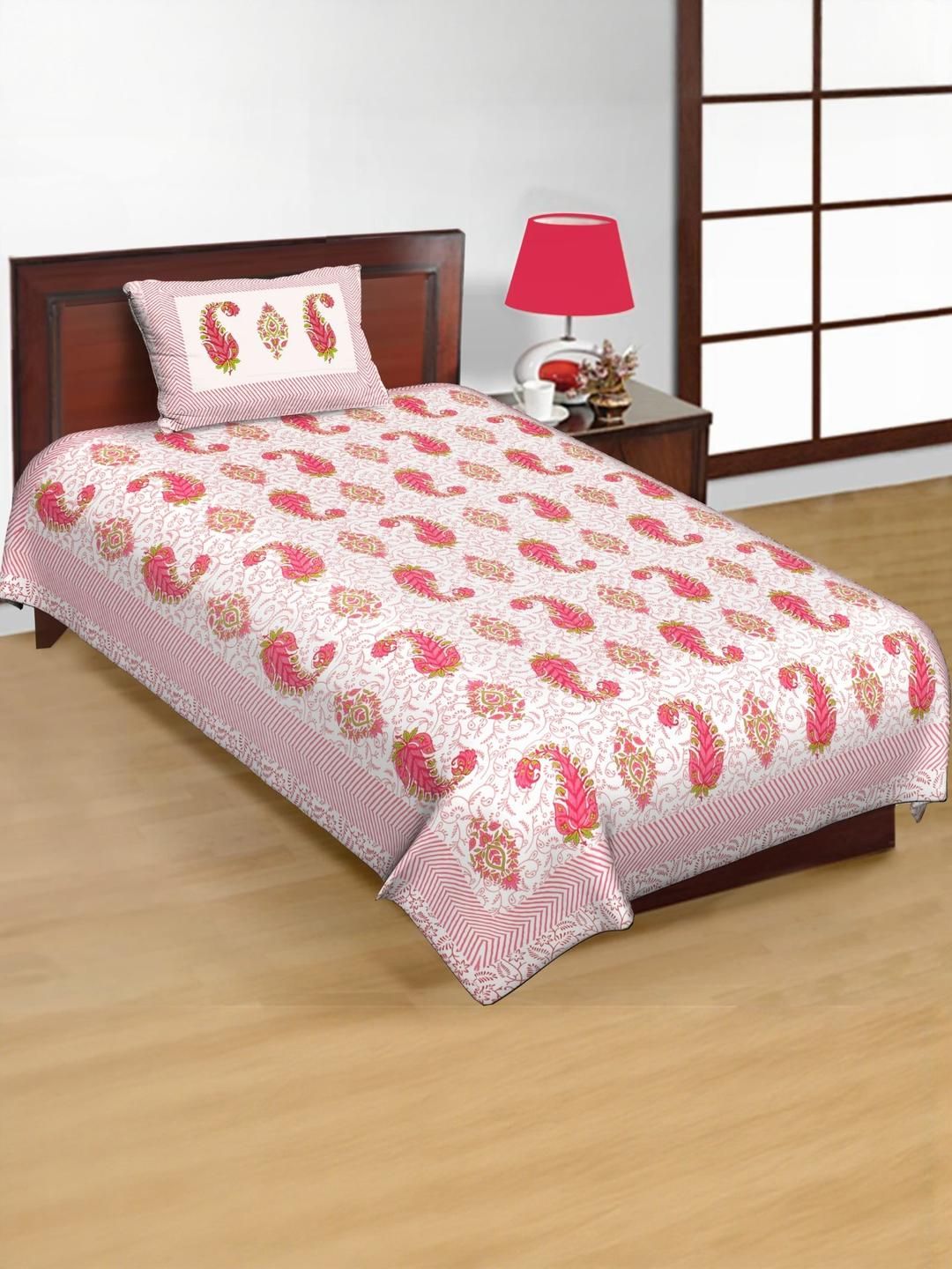 Jaipuri Print Premium Full Length Bedsheet set
