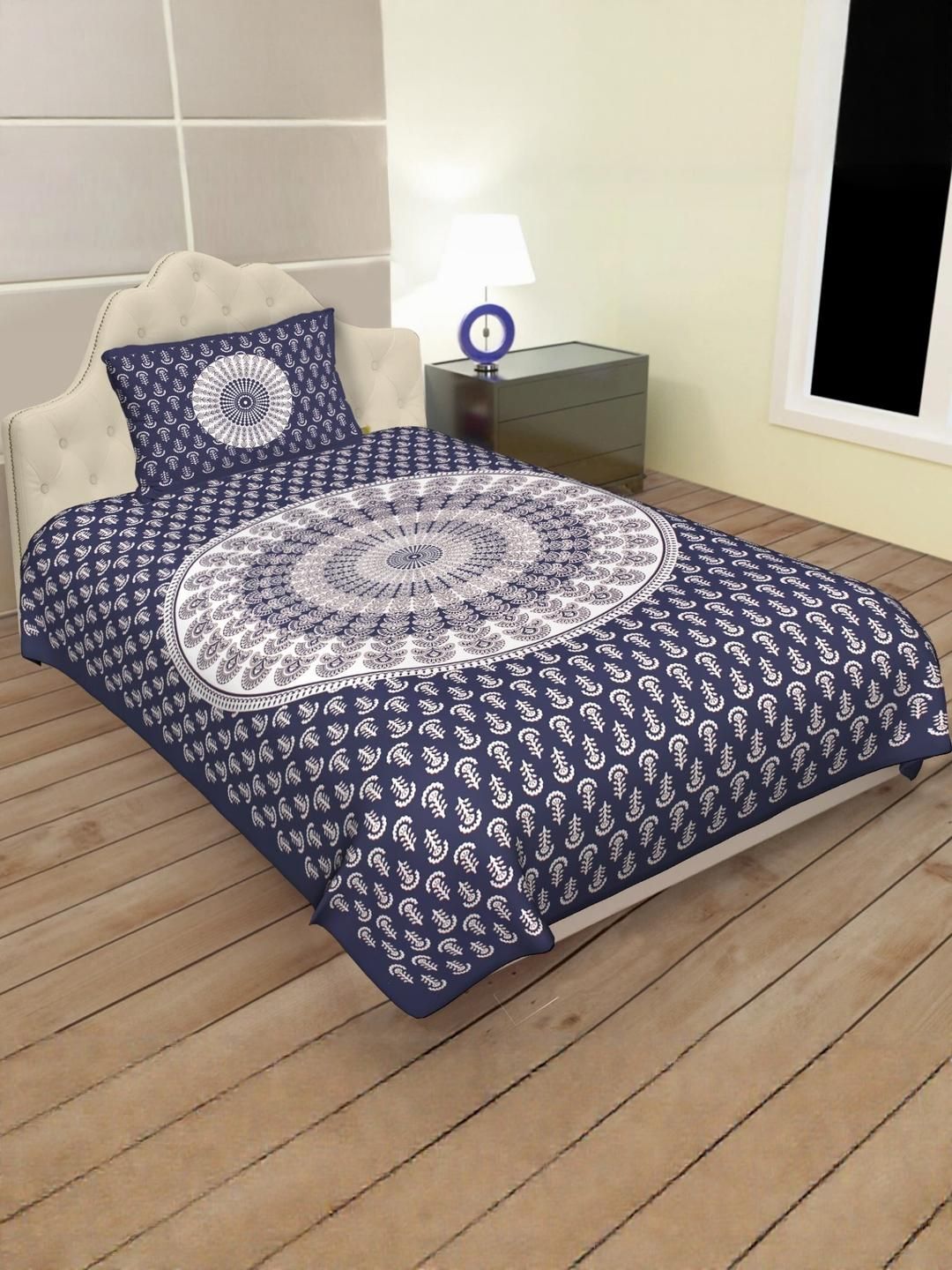 Jaipuri Print Premium Full Length Bedsheet set