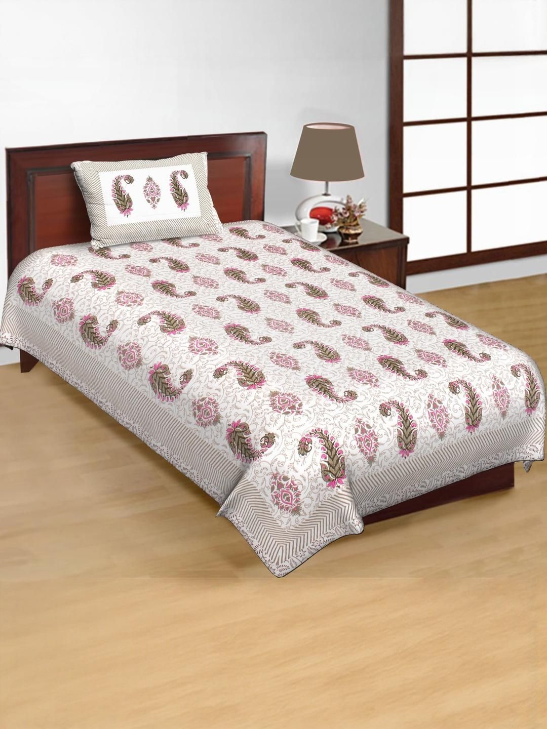 Jaipuri Print Premium Full Length Bedsheet set