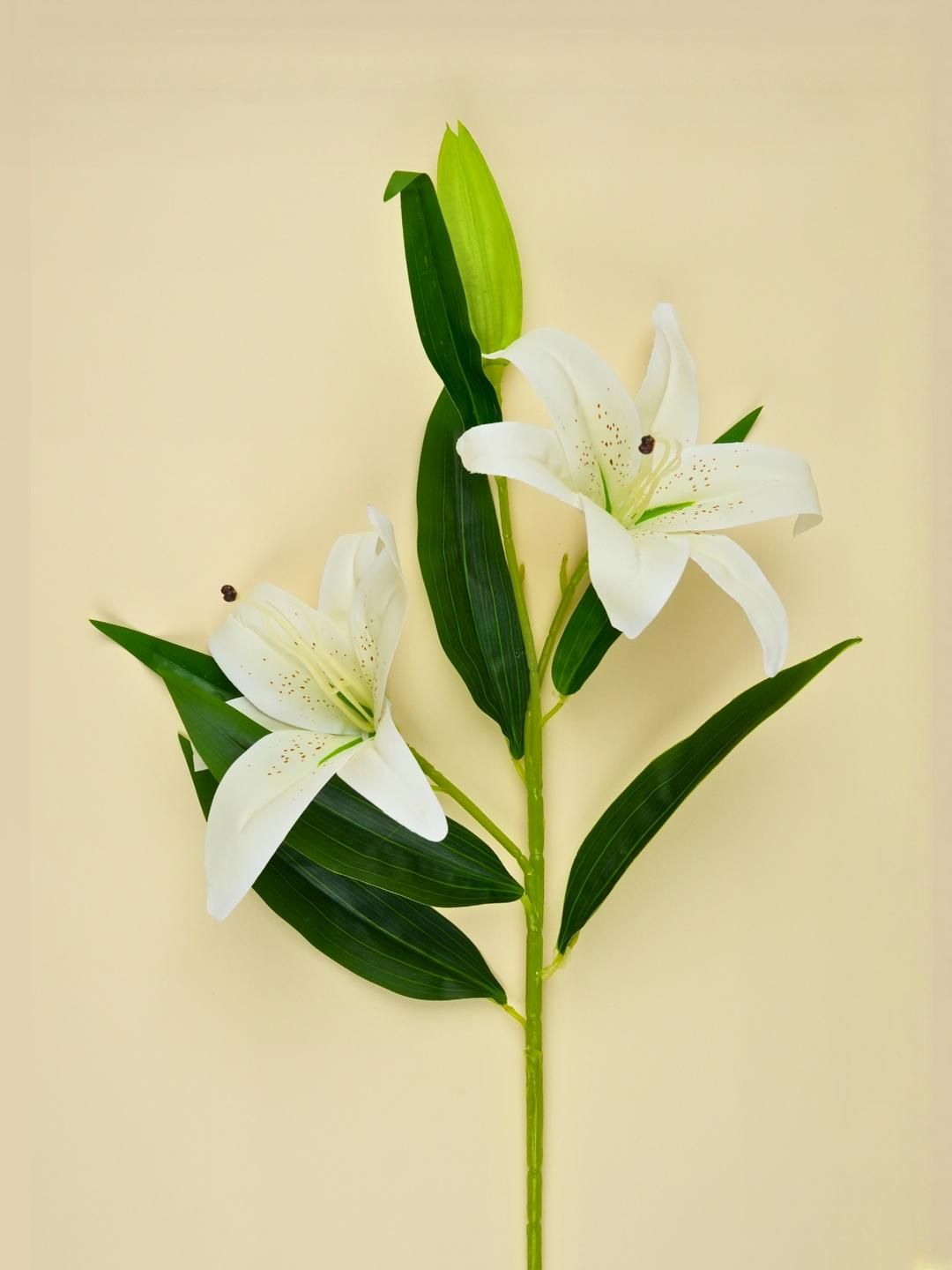 Interiors & More White 1 Piece Lily Artificial Flower
