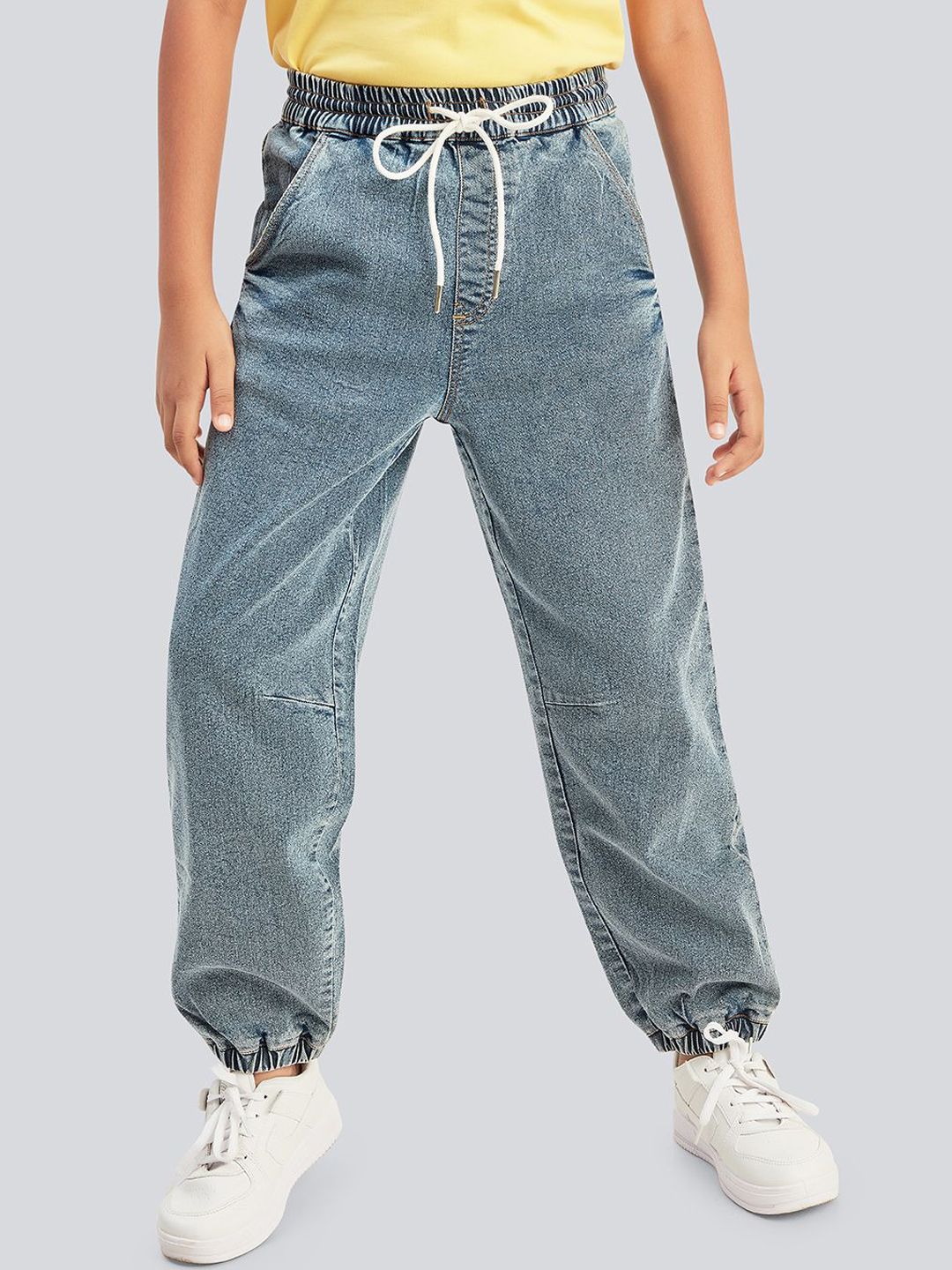 Olele Boys Comfort Relaxed Fit Mid-Rise Jeans