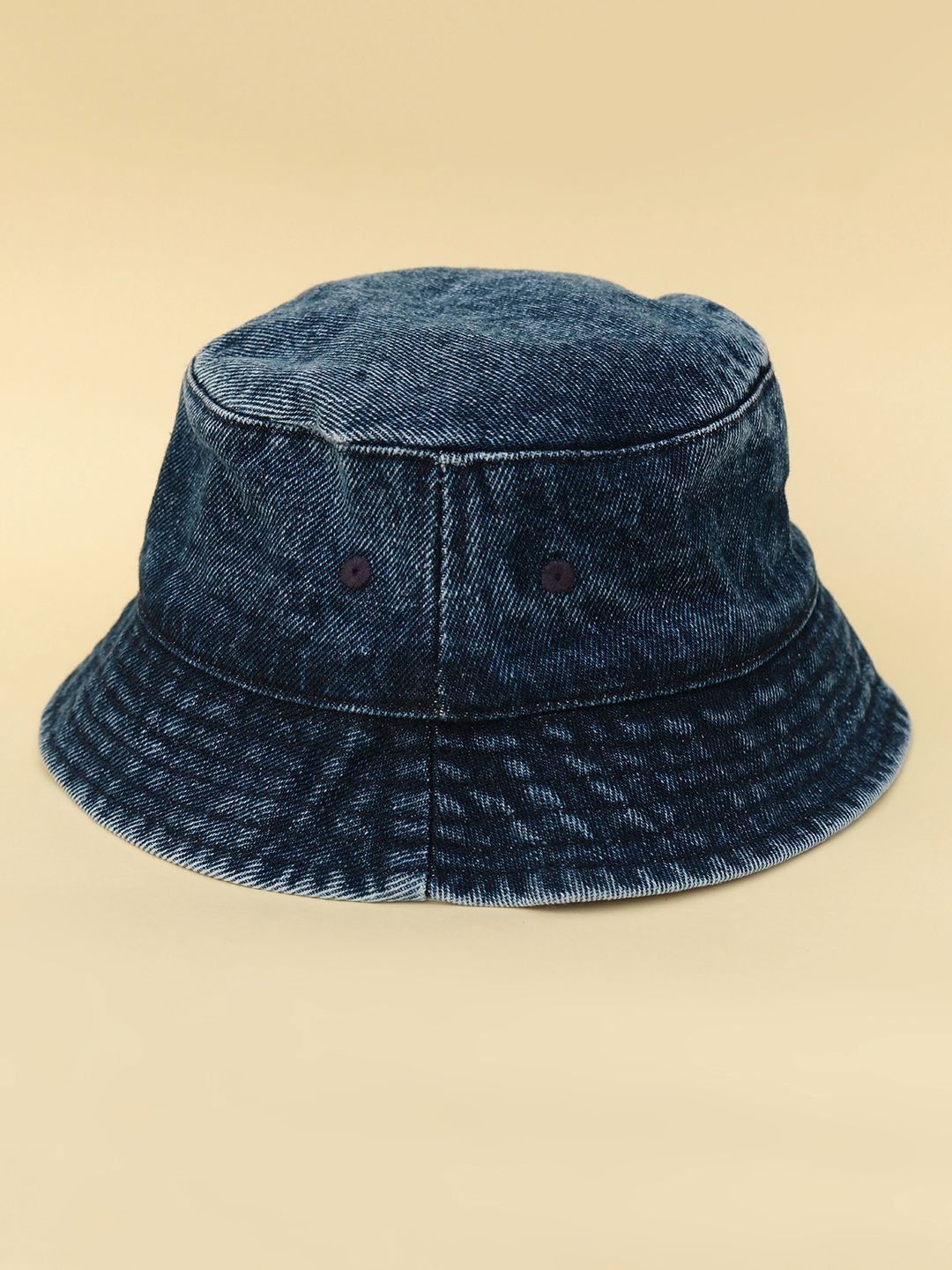 DukieKooky Kids Self Design Denim Reversible Bucket Hat