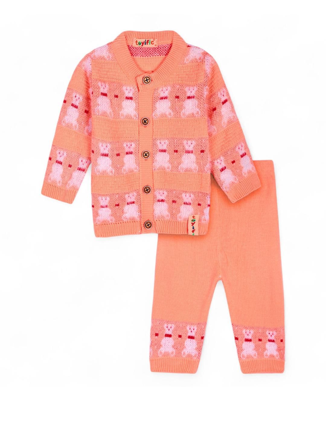 toyific Kids Knitted Woollen Sweaters Set