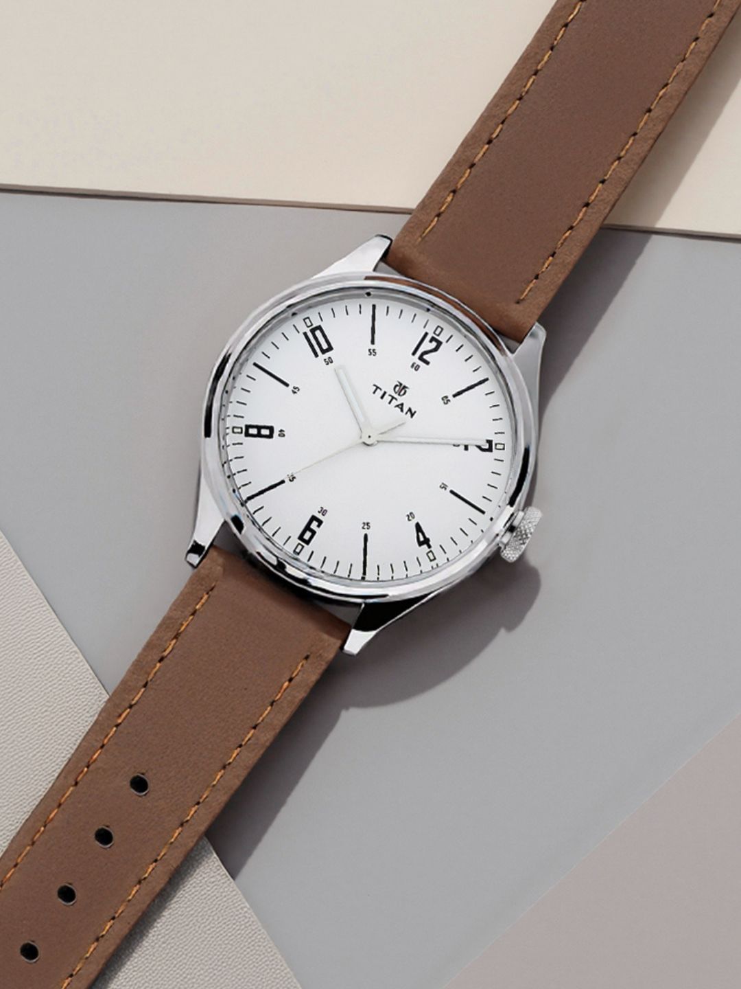 Buy Titan Workwear Urban Edge Quartz Analog With White Dial Watch For Men   1802sl01 -  - Accessories for Men