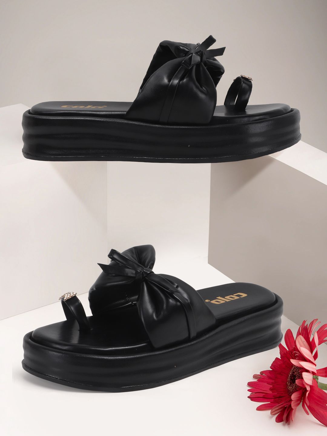 Colo Open Toe Flatform Heel Sandal