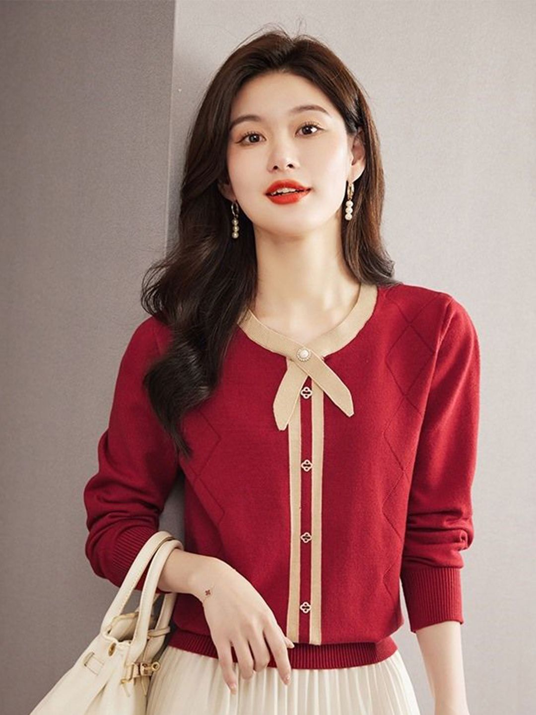 StyleCast Women Round Neck Pullover