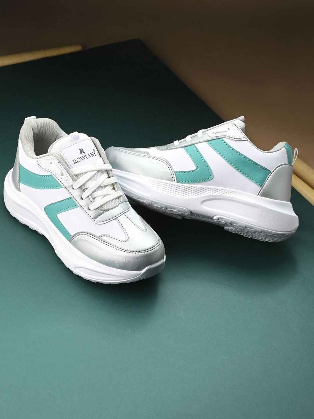 Rowlans Women Colourblocked Lace-Ups Sneakers