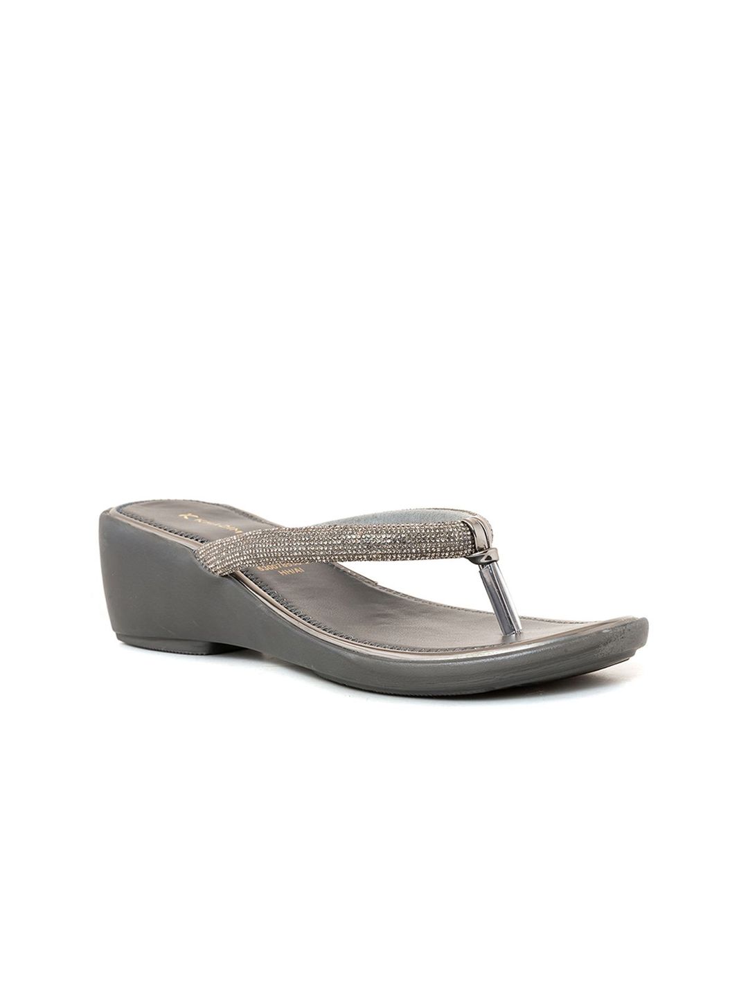 Khadims Embellished Wedge Heel Sandals