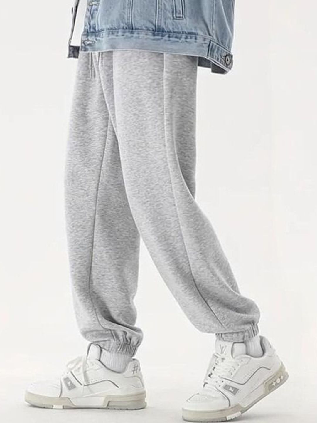 YOU FOREVER Men Cotton Baggy Mid Rise Joggers