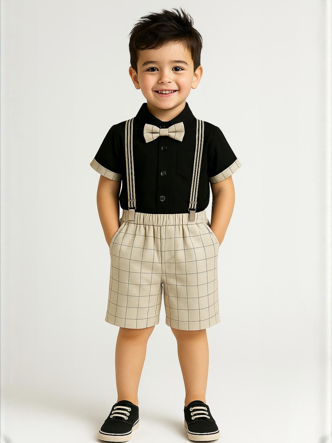 TOGEPI Boys Grey Clothing Set