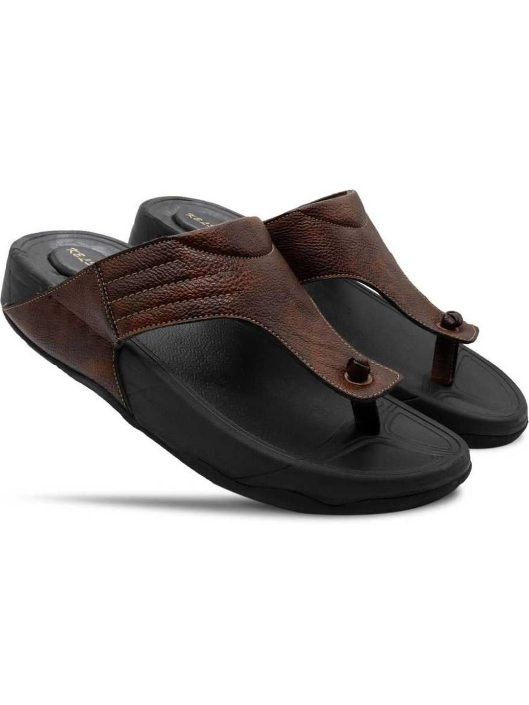Kelsey Brown Synthetic Comfort Sandals