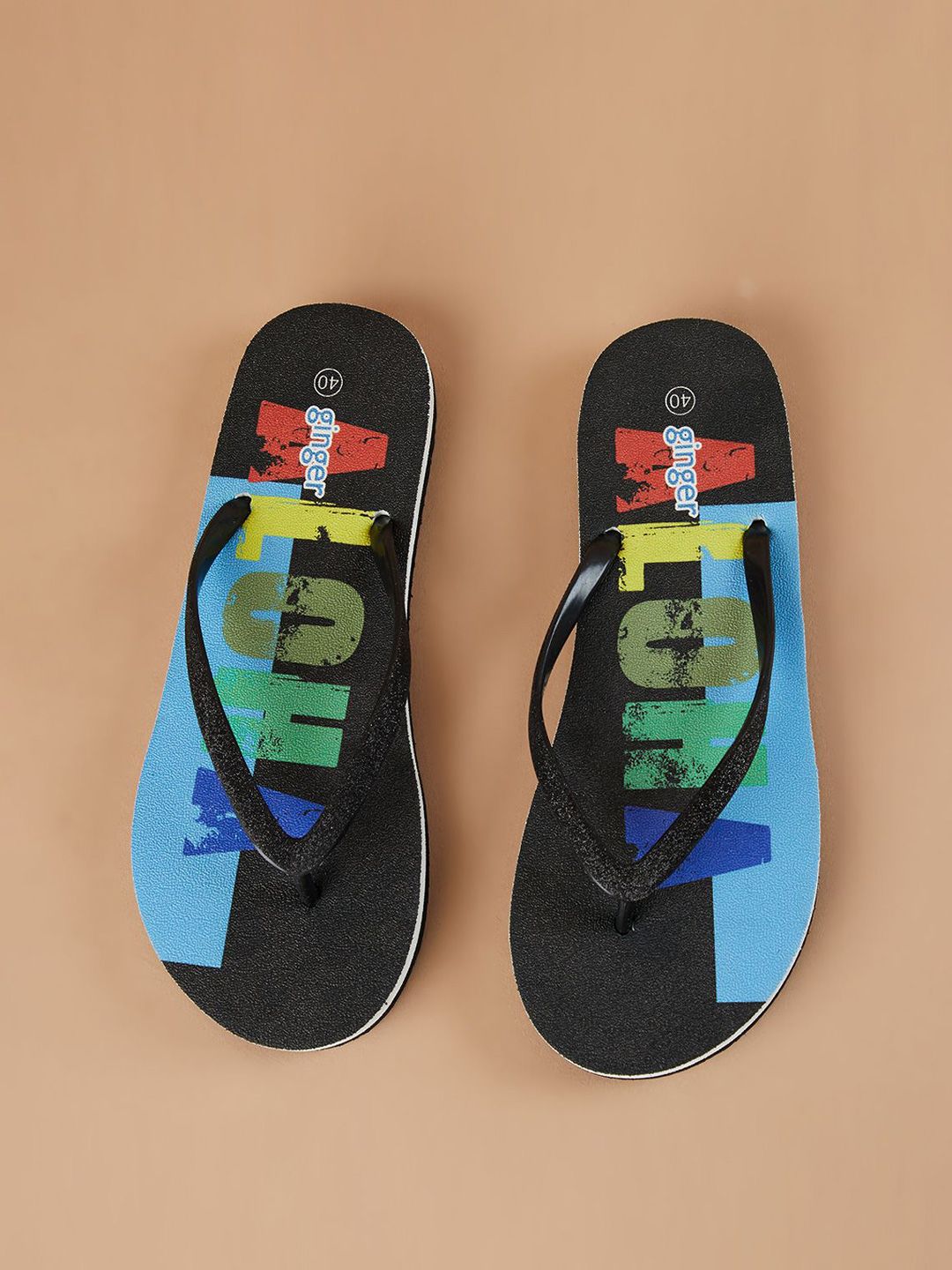 Ginger by Lifestyle Women Printed EVA Room Slippers