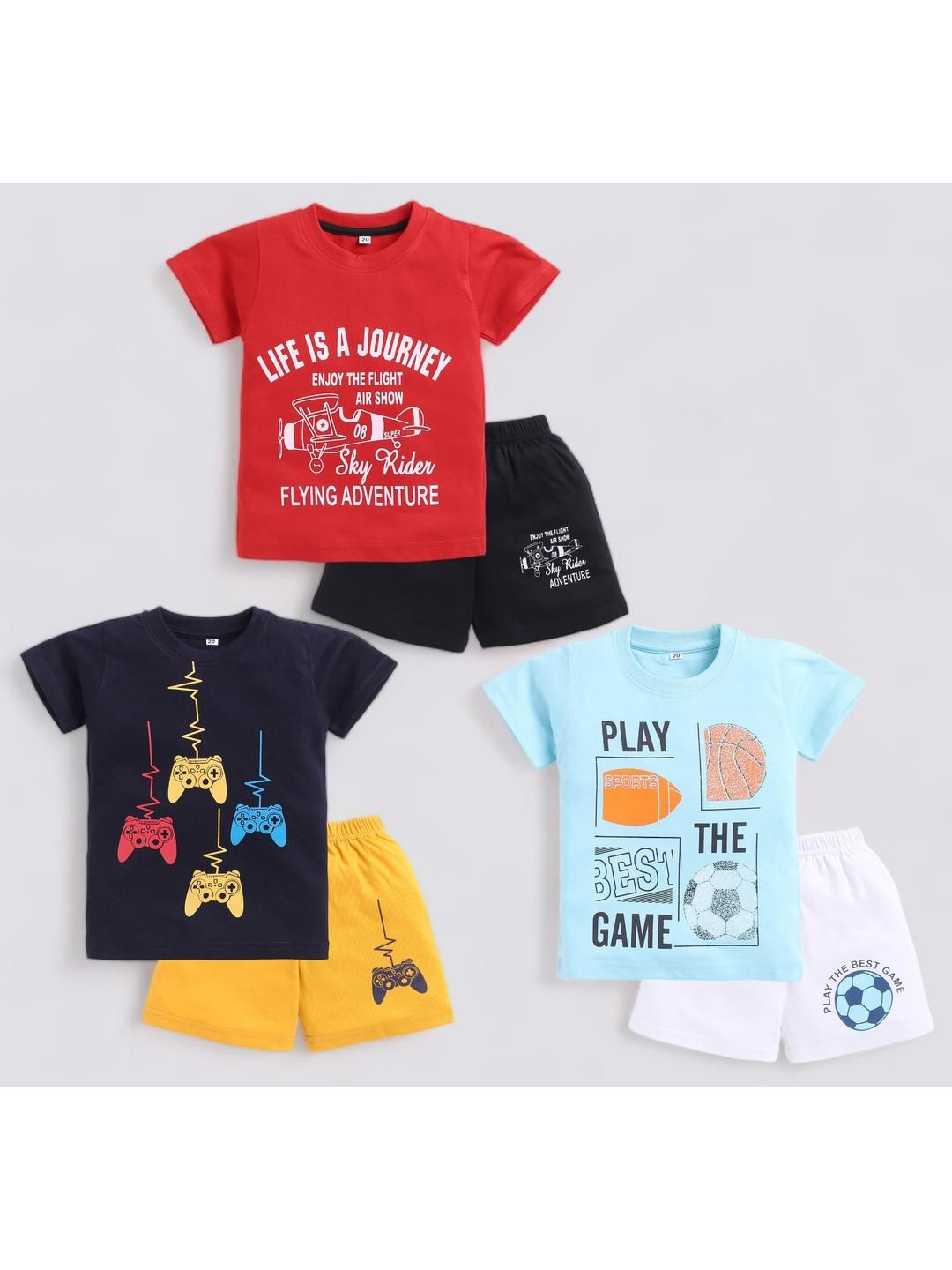 carrydreams Boys Pure Cotton Clothing Set